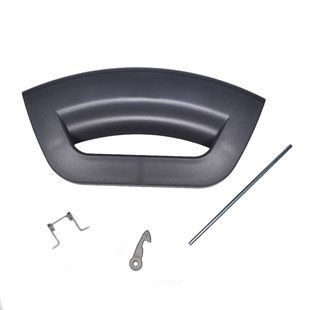 Ручка дверцят (люка) для пральної машини Indesit, Ariston C00286151 (сіра) 23.0059 фото