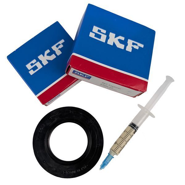 Комплект підшипників (SKF 305,306), сальник 40.2*72*10/13,5 Італія для пральних машин Electrolux 28.016 фото