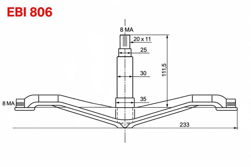Крестовина барабана для стиральной машины Indesit, Ariston C00285584, 482000031681, COD 806 EBI 19.0094 фото